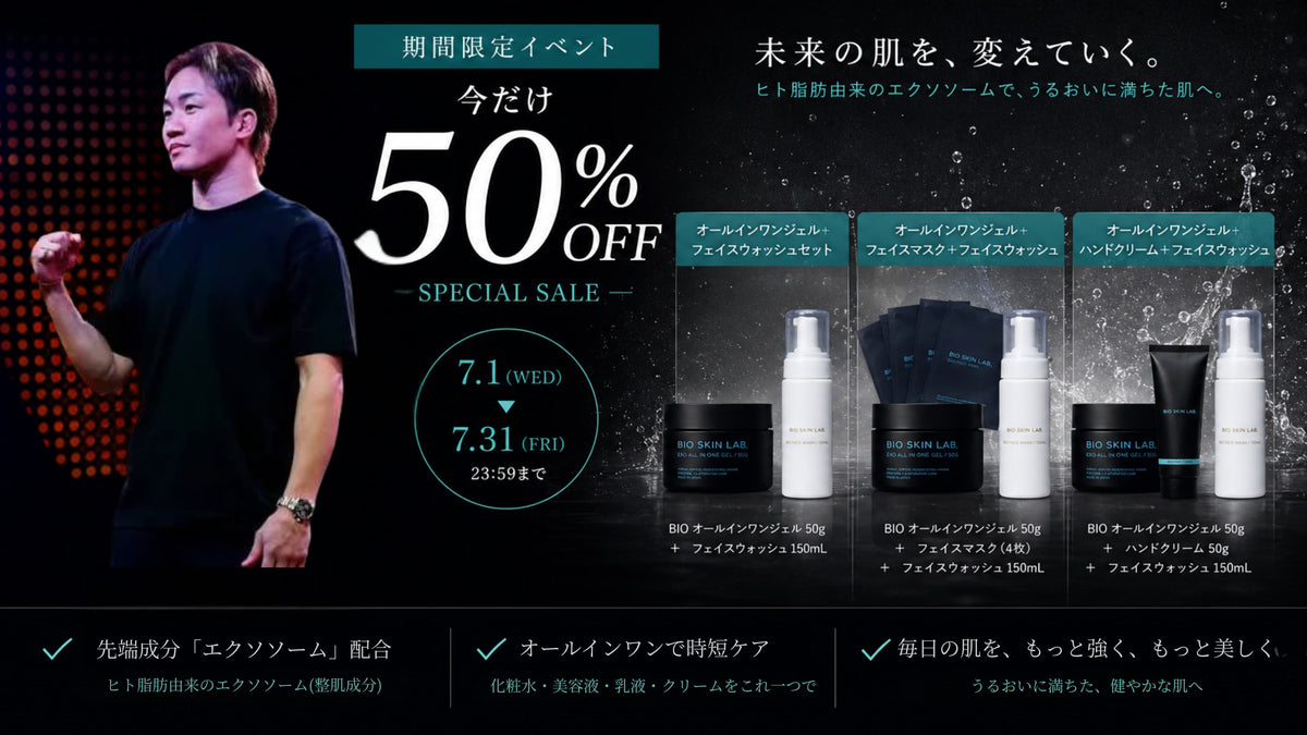 朝倉未来監修 エクソソーム オールインワン ジェル BIO SKIN ALL IN 